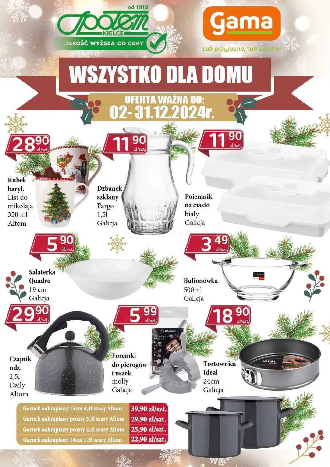 gazetka promocyjna Społem Kielce Oferta przemysłowa - Strona 1