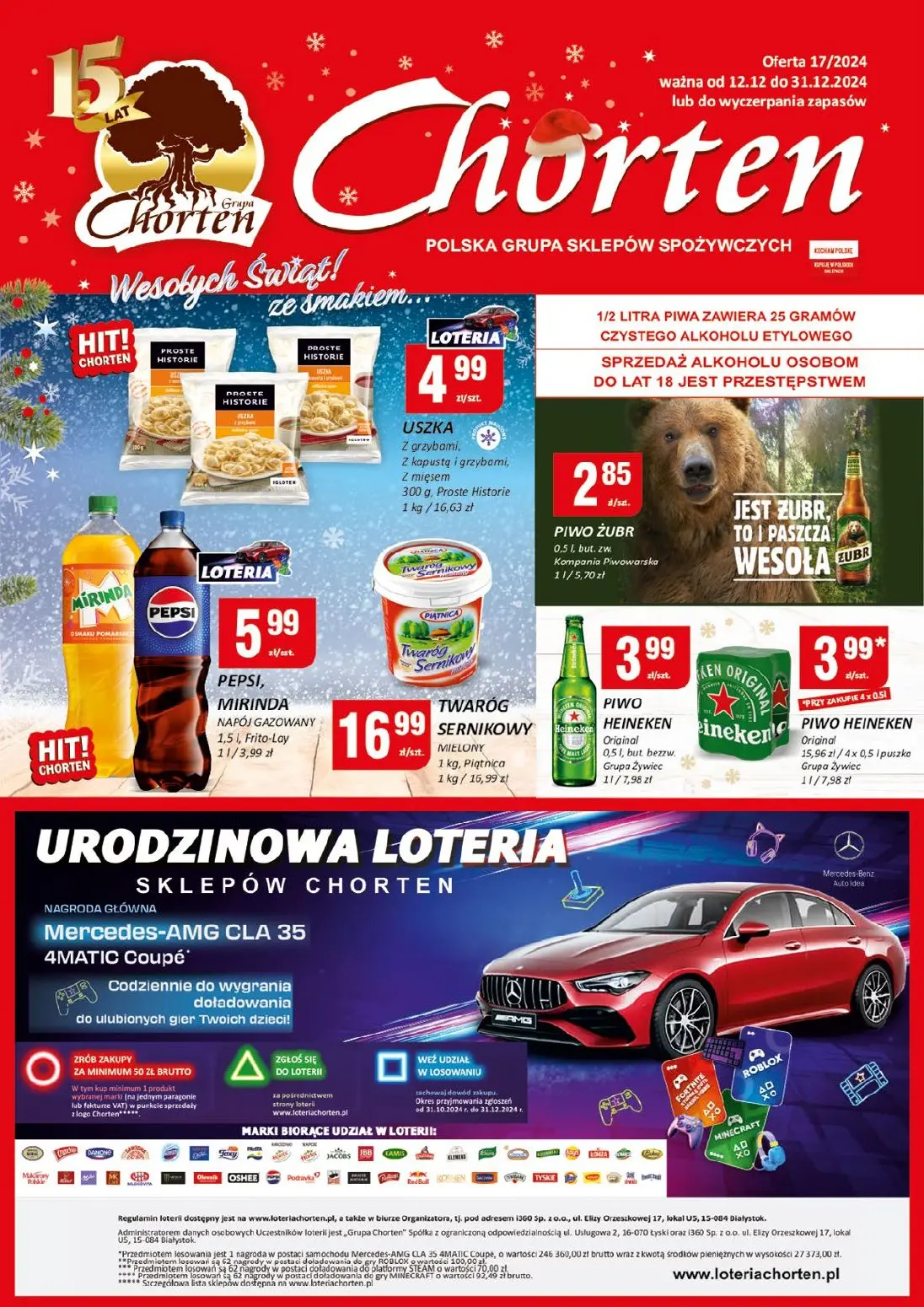 gazetka promocyjna Chorten Dolny Śląsk, Wielkopolska, Zachodniopomorskie, Lubuskie - minimarket - Strona 1