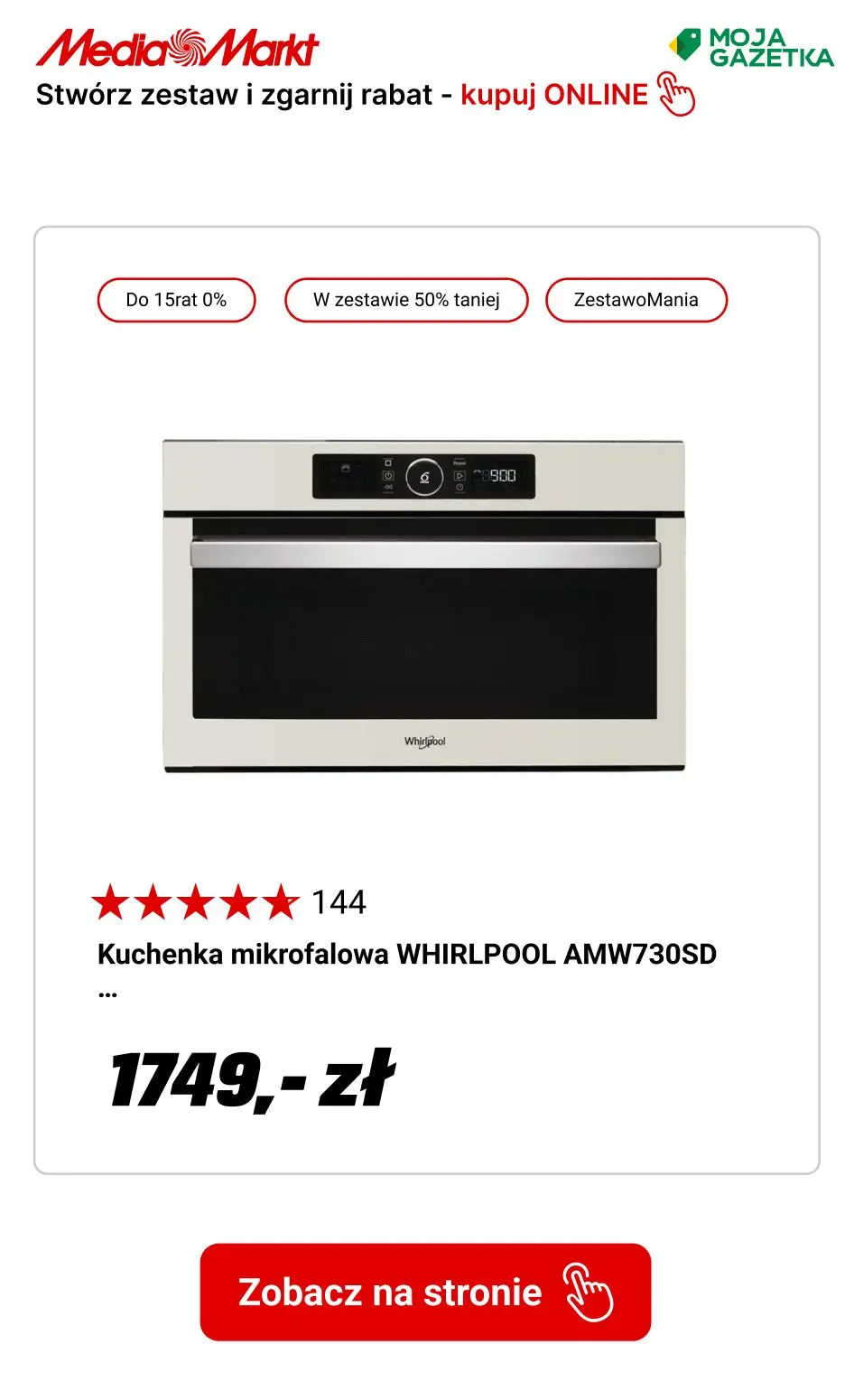 gazetka promocyjna Media Markt Daj się porwać ZestawoManii!!! Twórz zestawy i zyskuj do 99%!!!! - Strona 17