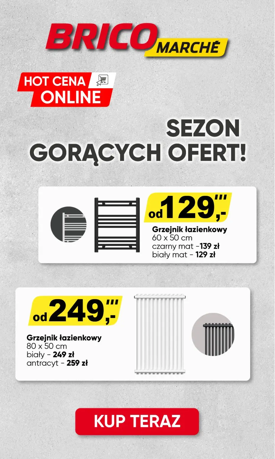 gazetka promocyjna BRICOMARCHE Sezon gorących ofert!! Kupuj online z DARMOWĄ dostawą! - Strona 1