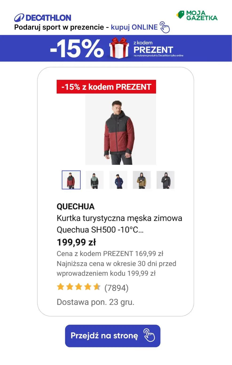 gazetka promocyjna Decathlon Podaruj sobie sport w prezencie ze ZNIŻKĄ 15%!!! - Strona 4