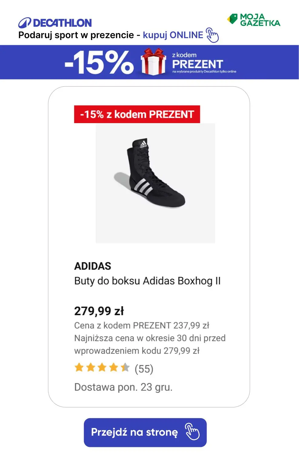 gazetka promocyjna Decathlon Podaruj sobie sport w prezencie ze ZNIŻKĄ 15%!!! - Strona 9