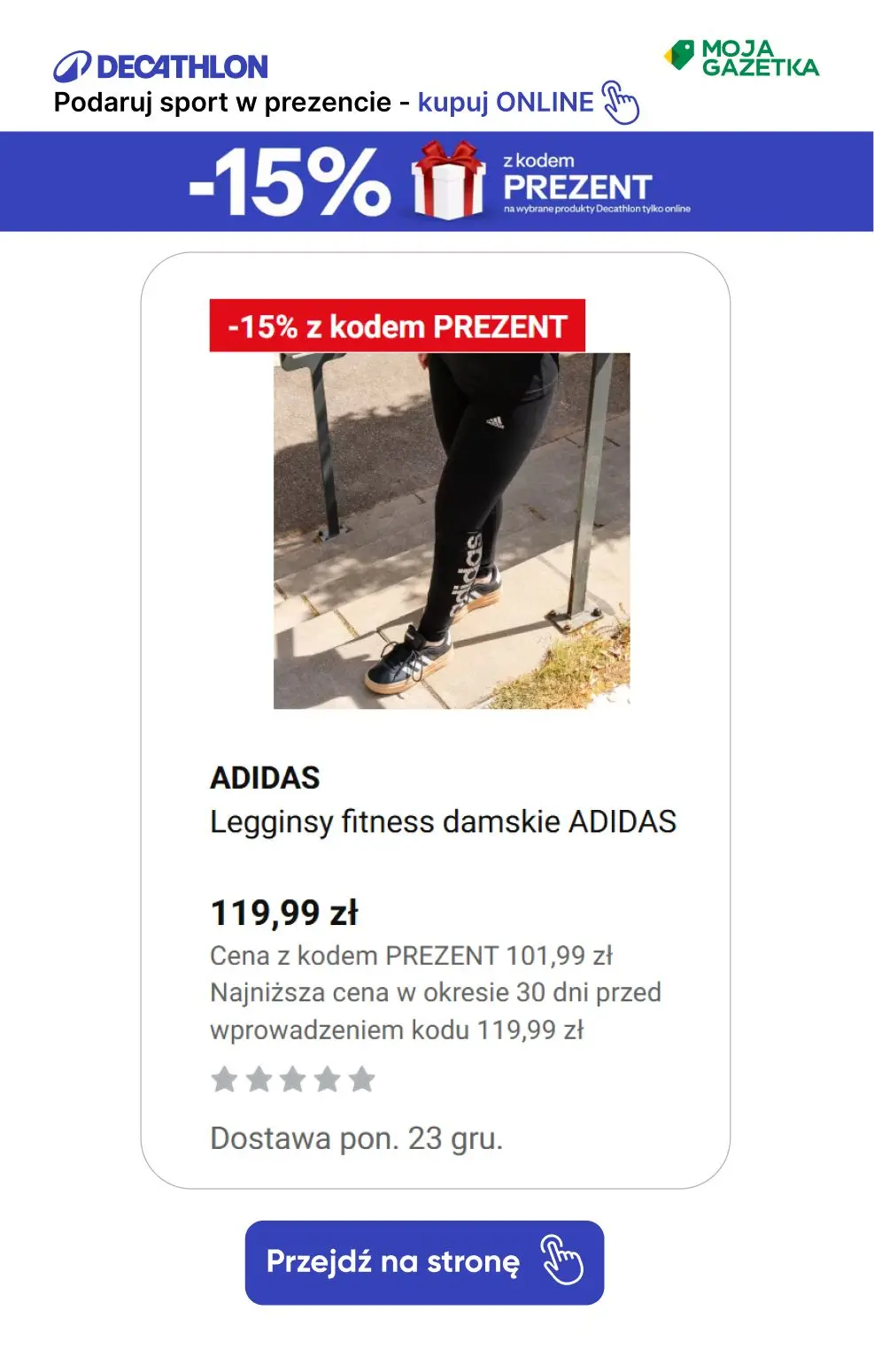 gazetka promocyjna Decathlon Podaruj sobie sport w prezencie ze ZNIŻKĄ 15%!!! - Strona 19