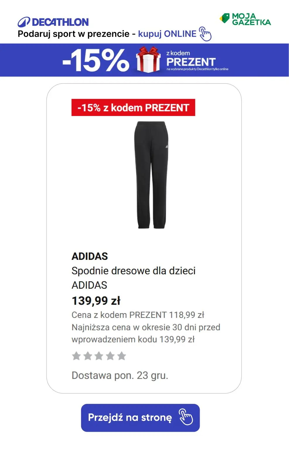 gazetka promocyjna Decathlon Podaruj sobie sport w prezencie ze ZNIŻKĄ 15%!!! - Strona 22