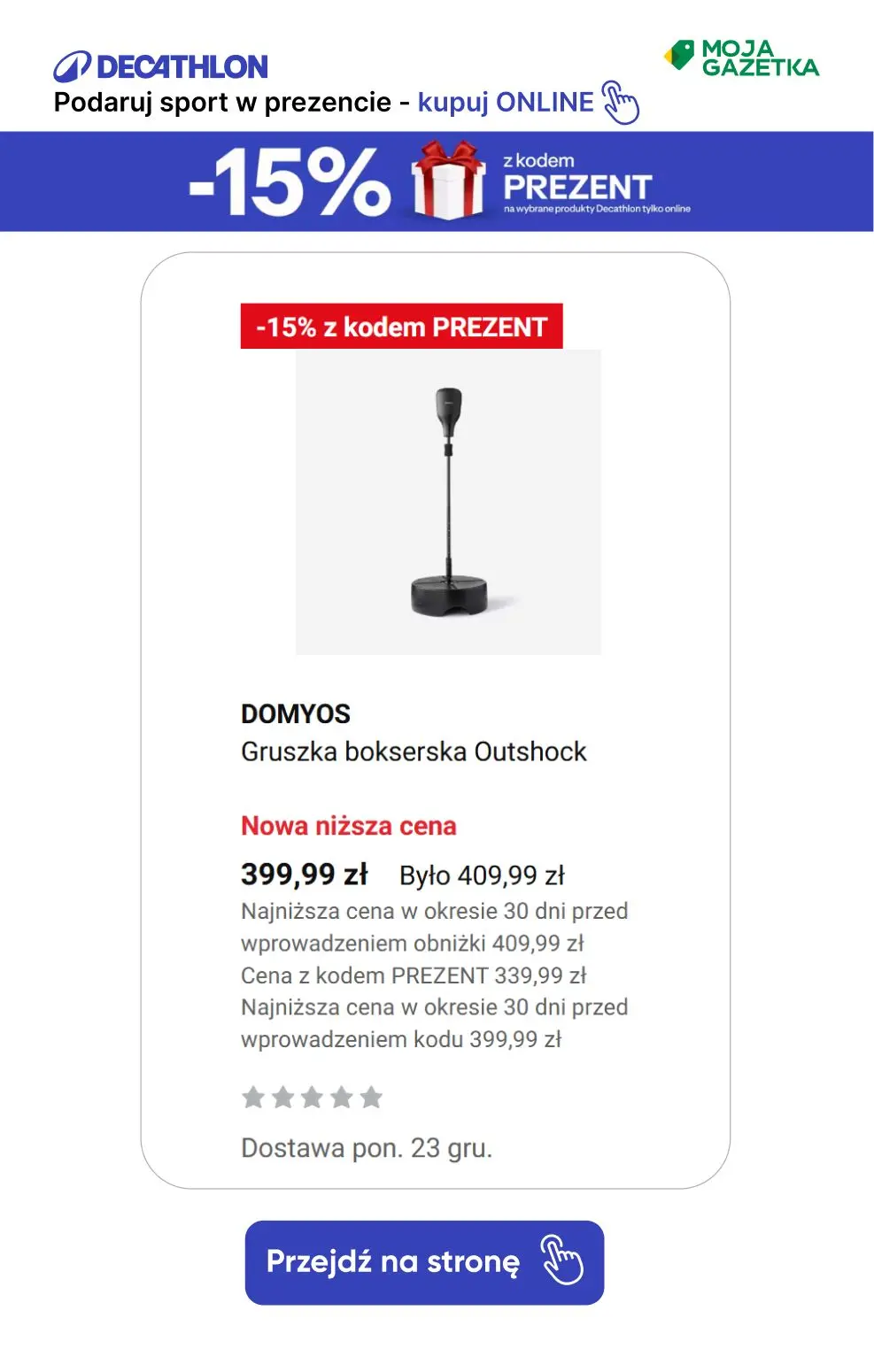 gazetka promocyjna Decathlon Podaruj sobie sport w prezencie ze ZNIŻKĄ 15%!!! - Strona 28