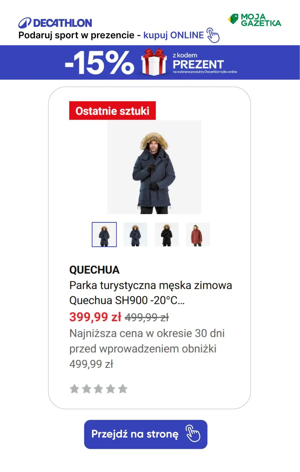 gazetka promocyjna Decathlon Podaruj sobie sport w prezencie ze ZNIŻKĄ 15%!!! - Strona 29