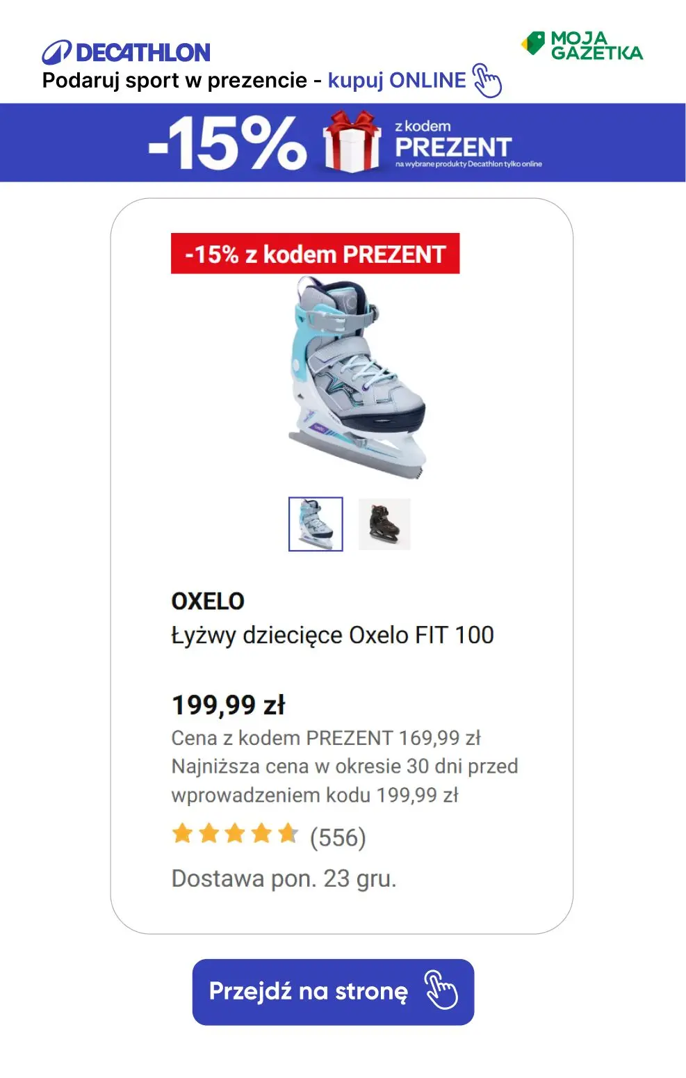 gazetka promocyjna Decathlon Podaruj sobie sport w prezencie ze ZNIŻKĄ 15%!!! - Strona 31