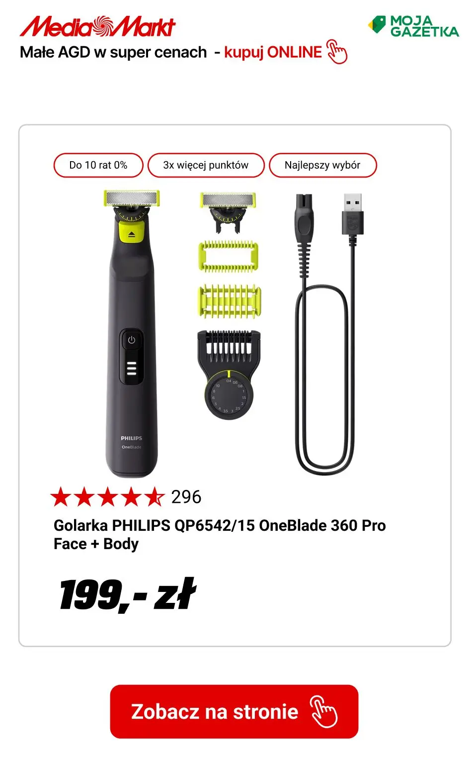 gazetka promocyjna Media Markt Małe AGD do 50 rat ZERO% i pół roku nie płacisz! - Strona 4