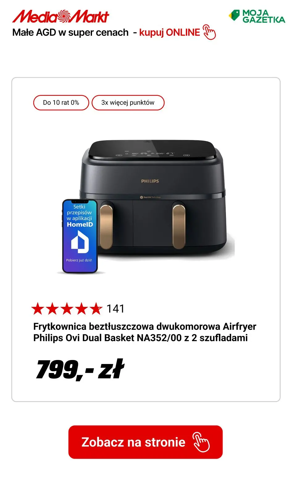 gazetka promocyjna Media Markt Małe AGD do 50 rat ZERO% i pół roku nie płacisz! - Strona 5