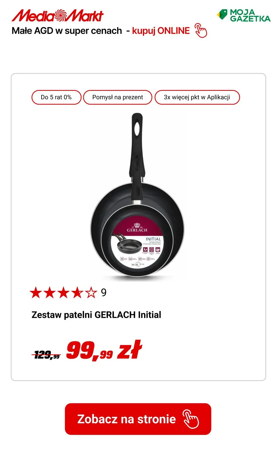 gazetka promocyjna Media Markt Małe AGD do 50 rat ZERO% i pół roku nie płacisz! - Strona 14