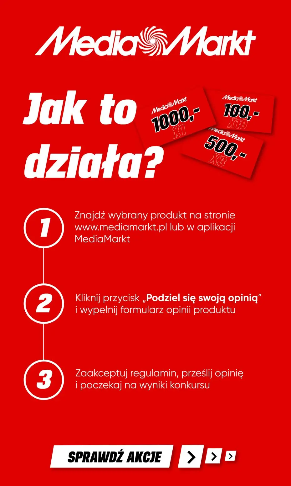 gazetka promocyjna Media Markt Konkurs! Nagradzamy mistrzowskie opinie!! - Strona 2