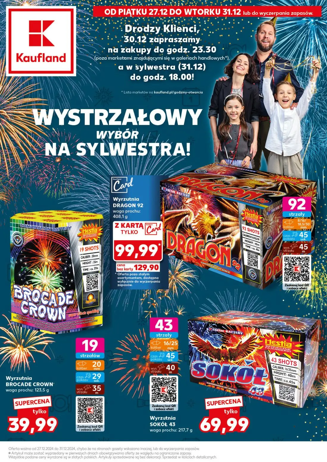 gazetka promocyjna Kaufland Fajerwerki - Strona 1