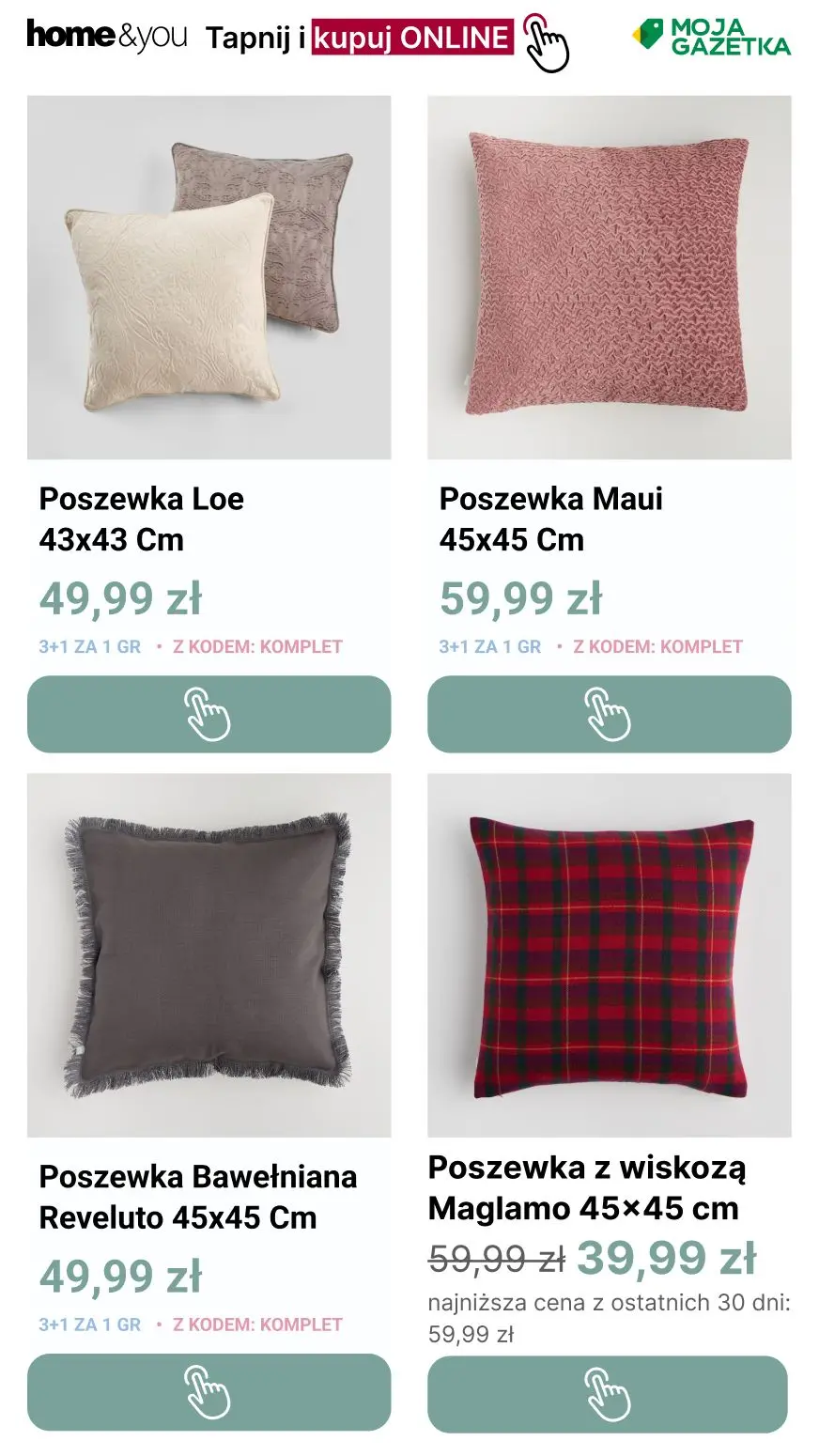 gazetka promocyjna home&you Wielosztukuj poszewki! - Strona 2