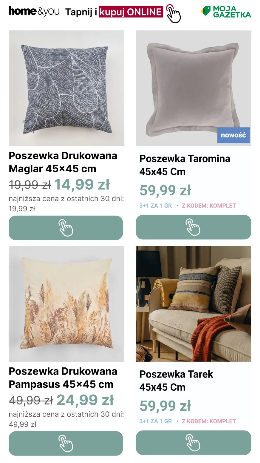 gazetka promocyjna home&you Wielosztukuj poszewki! - Strona 7