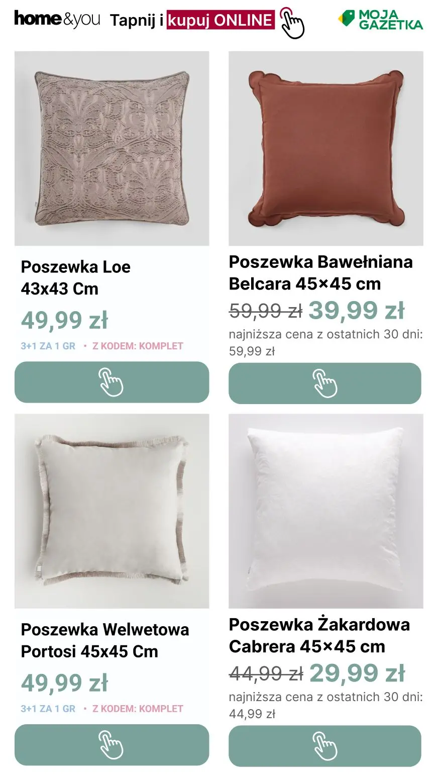 gazetka promocyjna home&you Wielosztukuj poszewki! - Strona 8