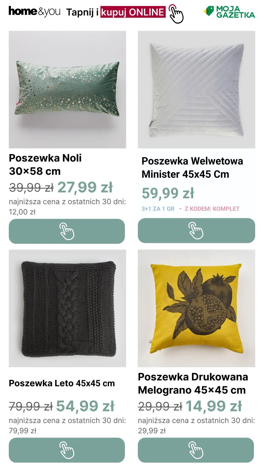 gazetka promocyjna home&you Wielosztukuj poszewki! - Strona 9