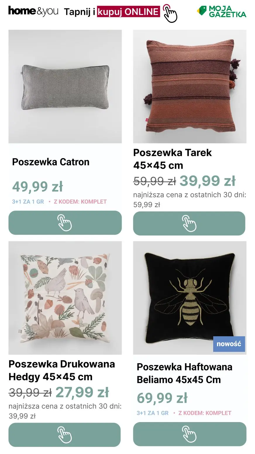 gazetka promocyjna home&you Wielosztukuj poszewki! - Strona 10