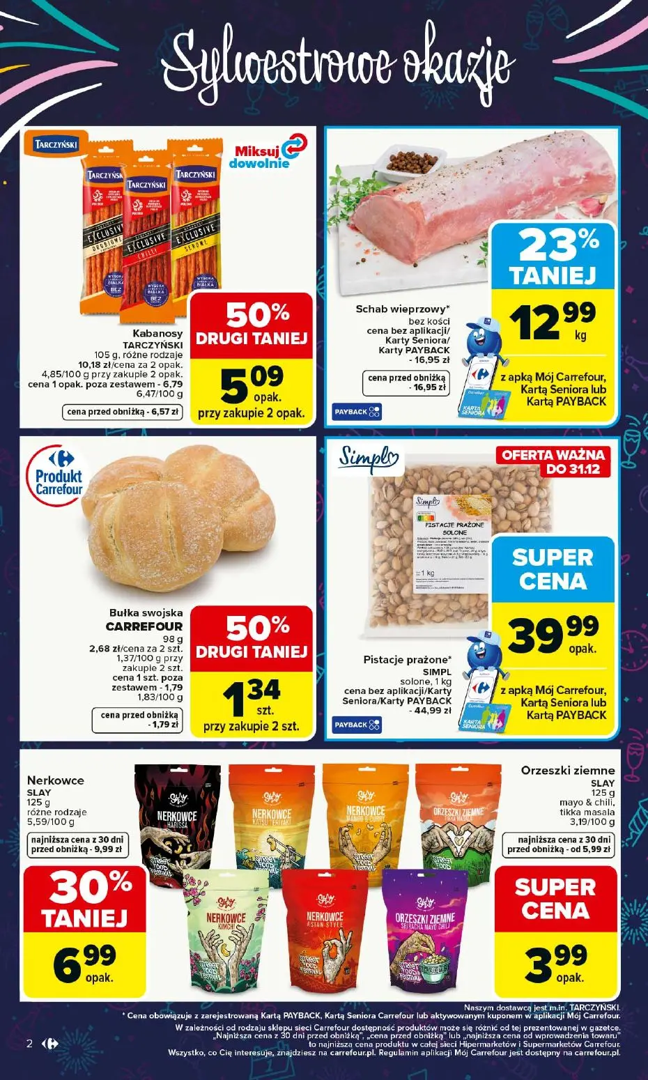 gazetka promocyjna Carrefour Market Wszystko na sylwestra - Strona 2
