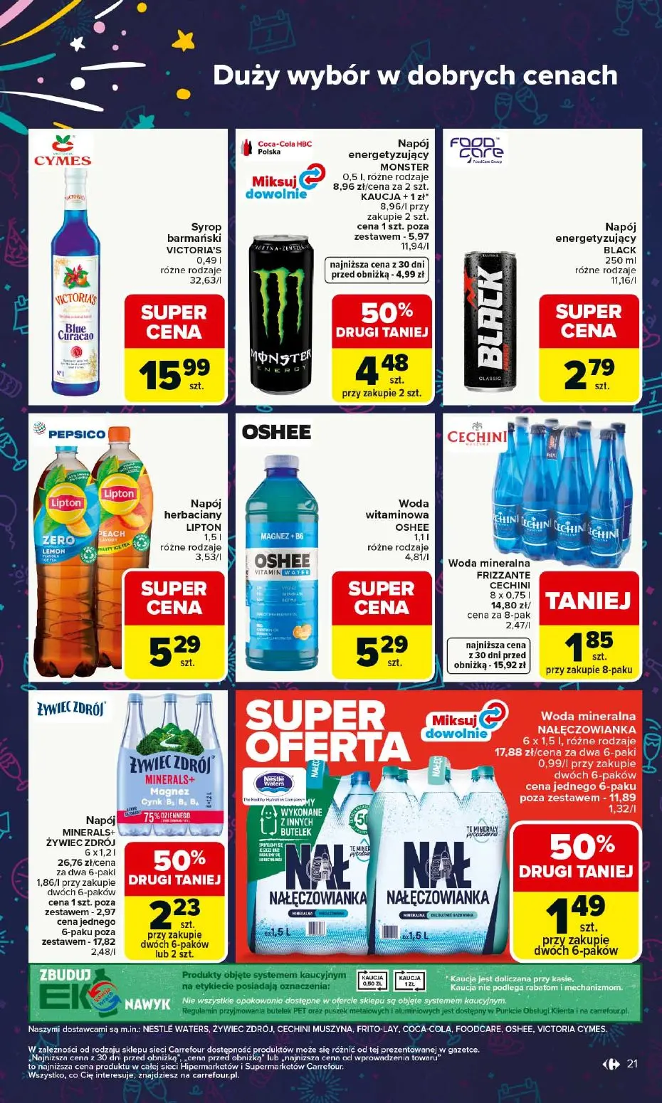 gazetka promocyjna Carrefour Market Wszystko na sylwestra - Strona 21