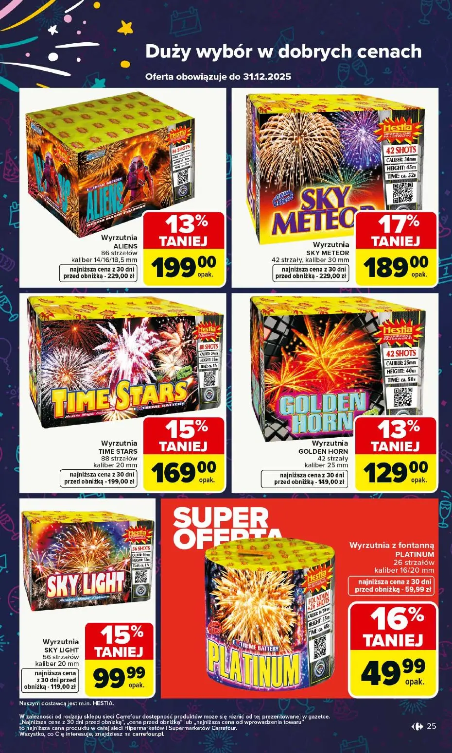 gazetka promocyjna Carrefour Market Wszystko na sylwestra - Strona 25