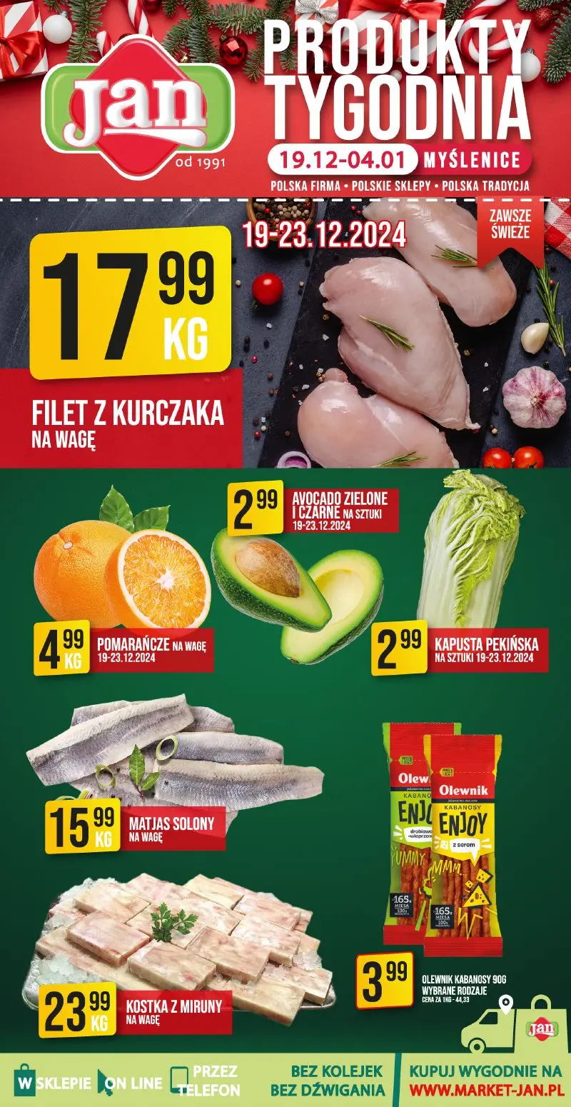 gazetka promocyjna Jan Myślenice - Strona 1