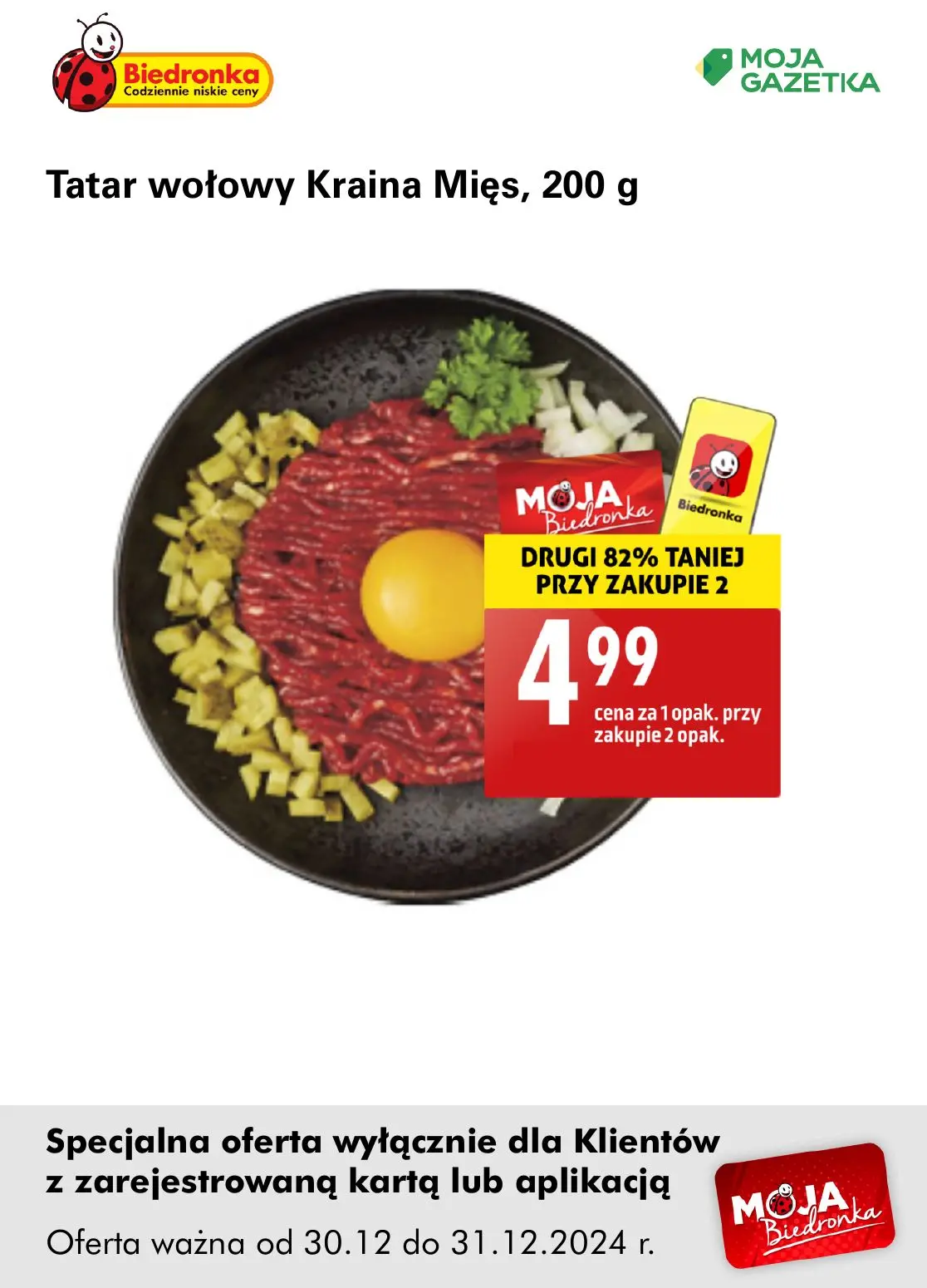 gazetka promocyjna Biedronka Oferta z kartą Moja Biedronka - Strona 2