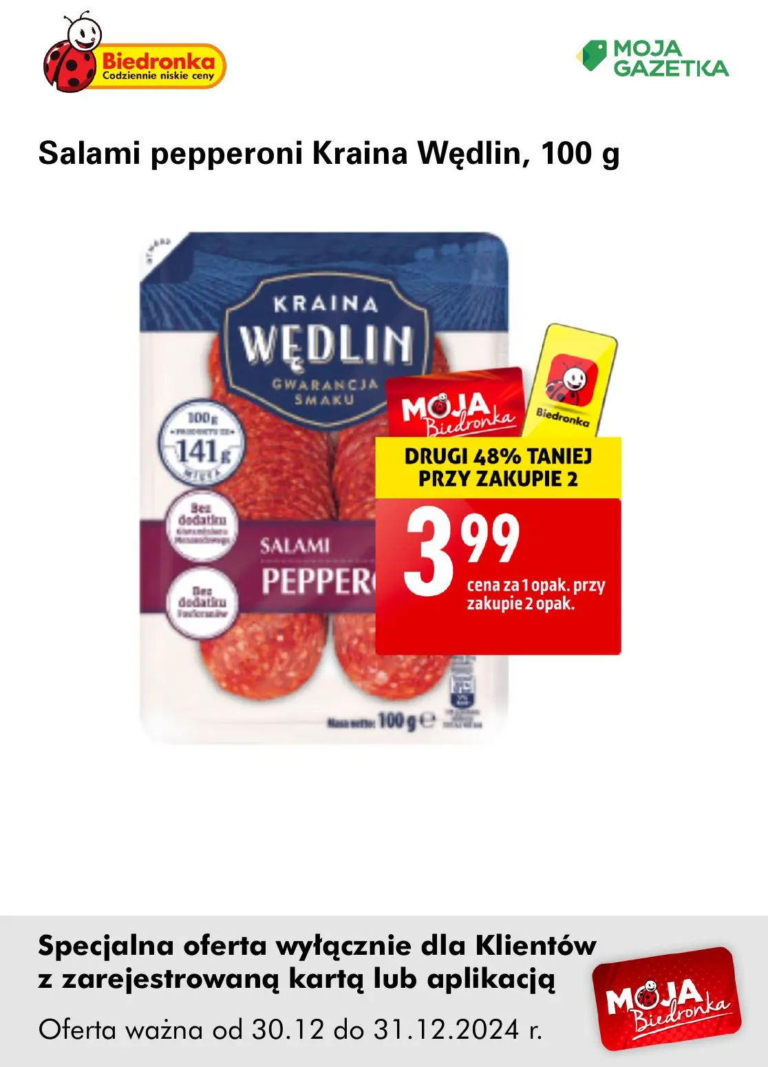 gazetka promocyjna Biedronka Oferta z kartą Moja Biedronka - Strona 5