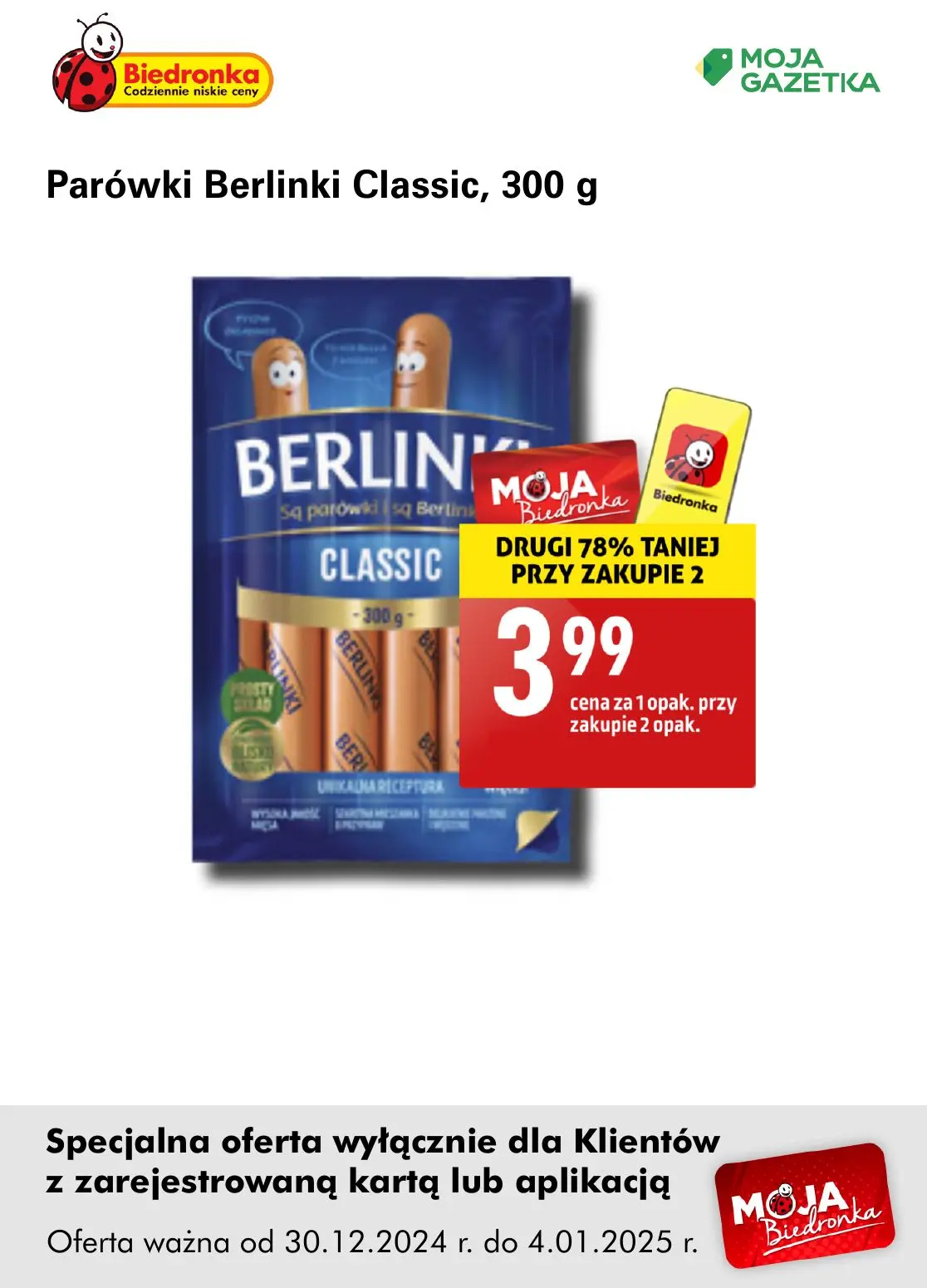 gazetka promocyjna Biedronka Oferta z kartą Moja Biedronka - Strona 11