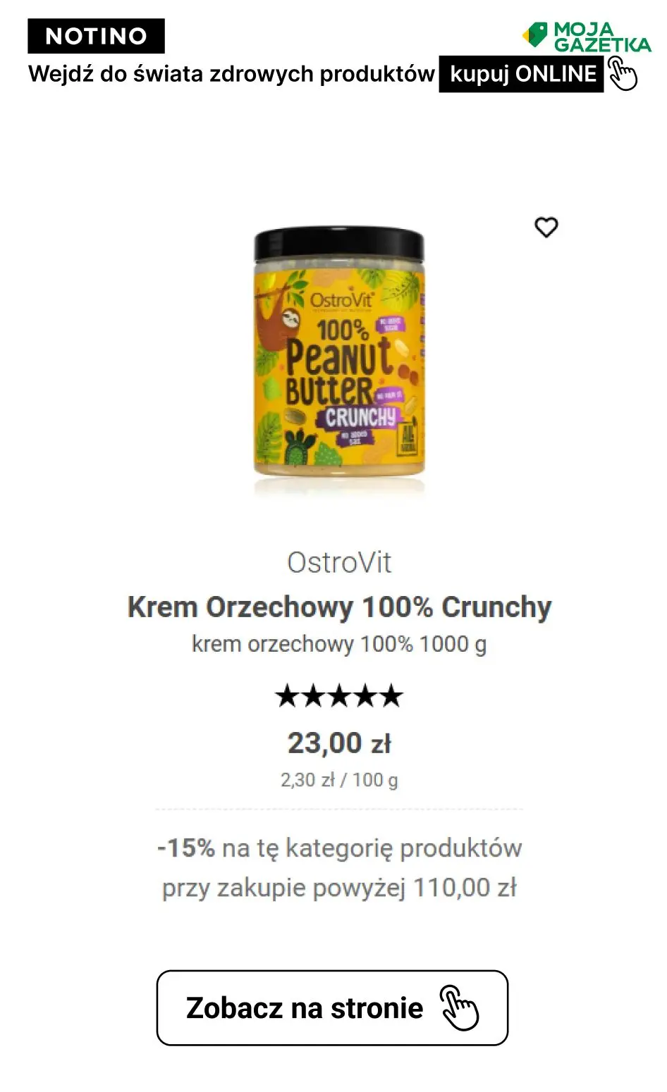 gazetka promocyjna Notino Postanowienia, które zrealizujesz! ZNIŻKA -15% na produkty ze świata zdrowia!! - Strona 13