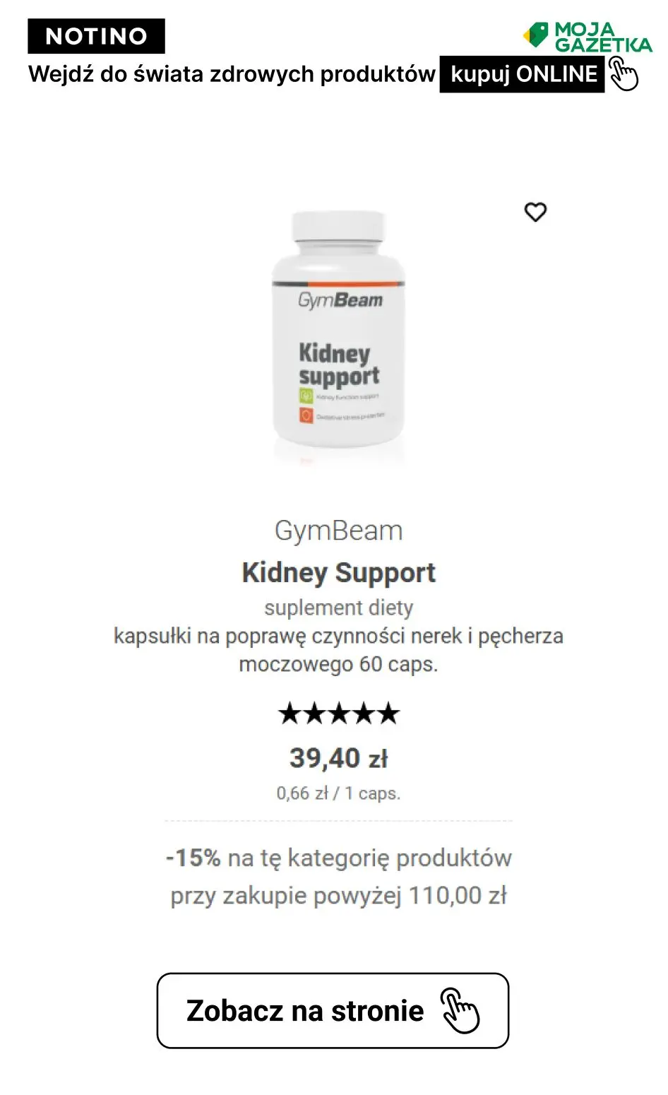 gazetka promocyjna Notino Postanowienia, które zrealizujesz! ZNIŻKA -15% na produkty ze świata zdrowia!! - Strona 16