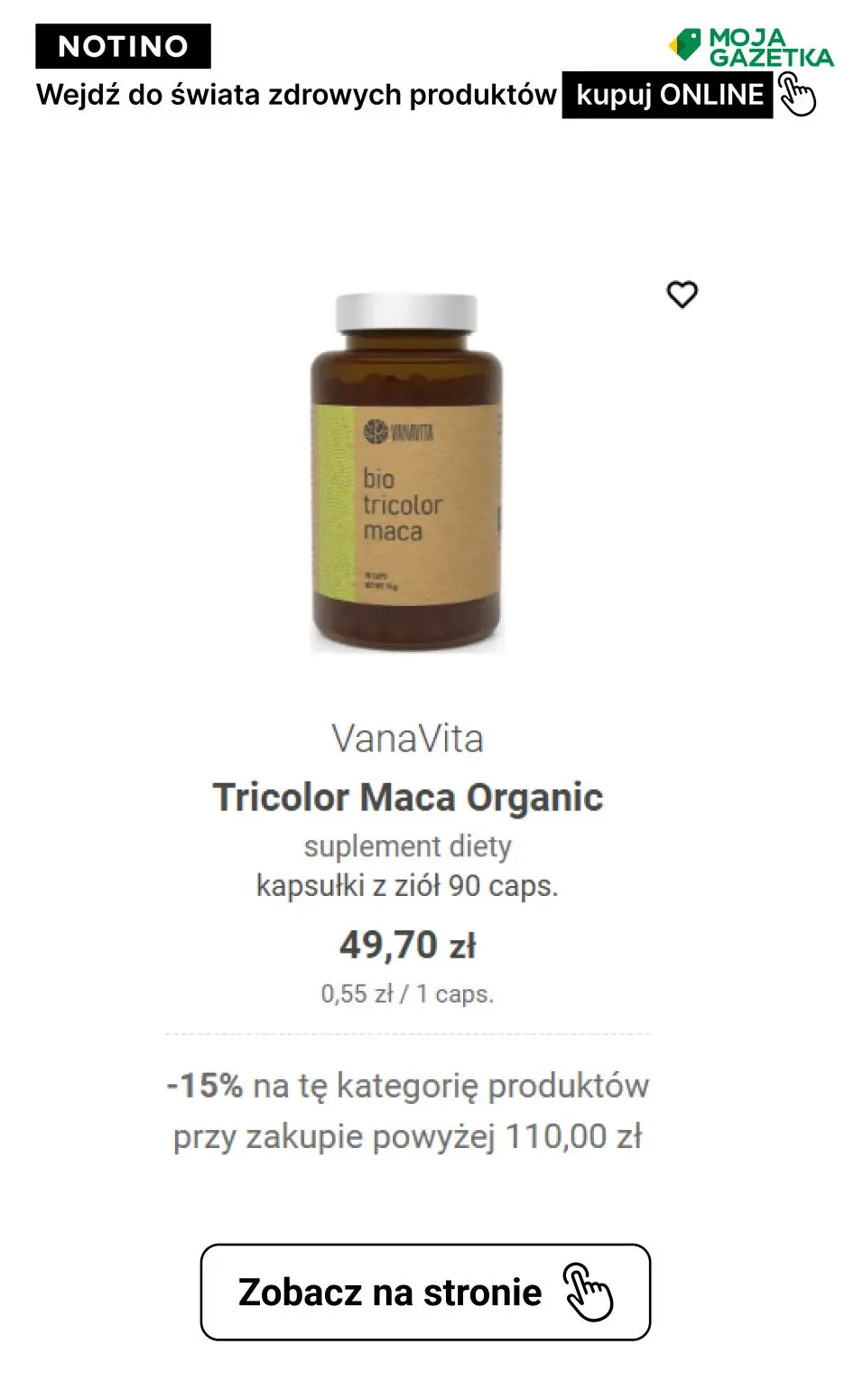 gazetka promocyjna Notino Postanowienia, które zrealizujesz! ZNIŻKA -15% na produkty ze świata zdrowia!! - Strona 20