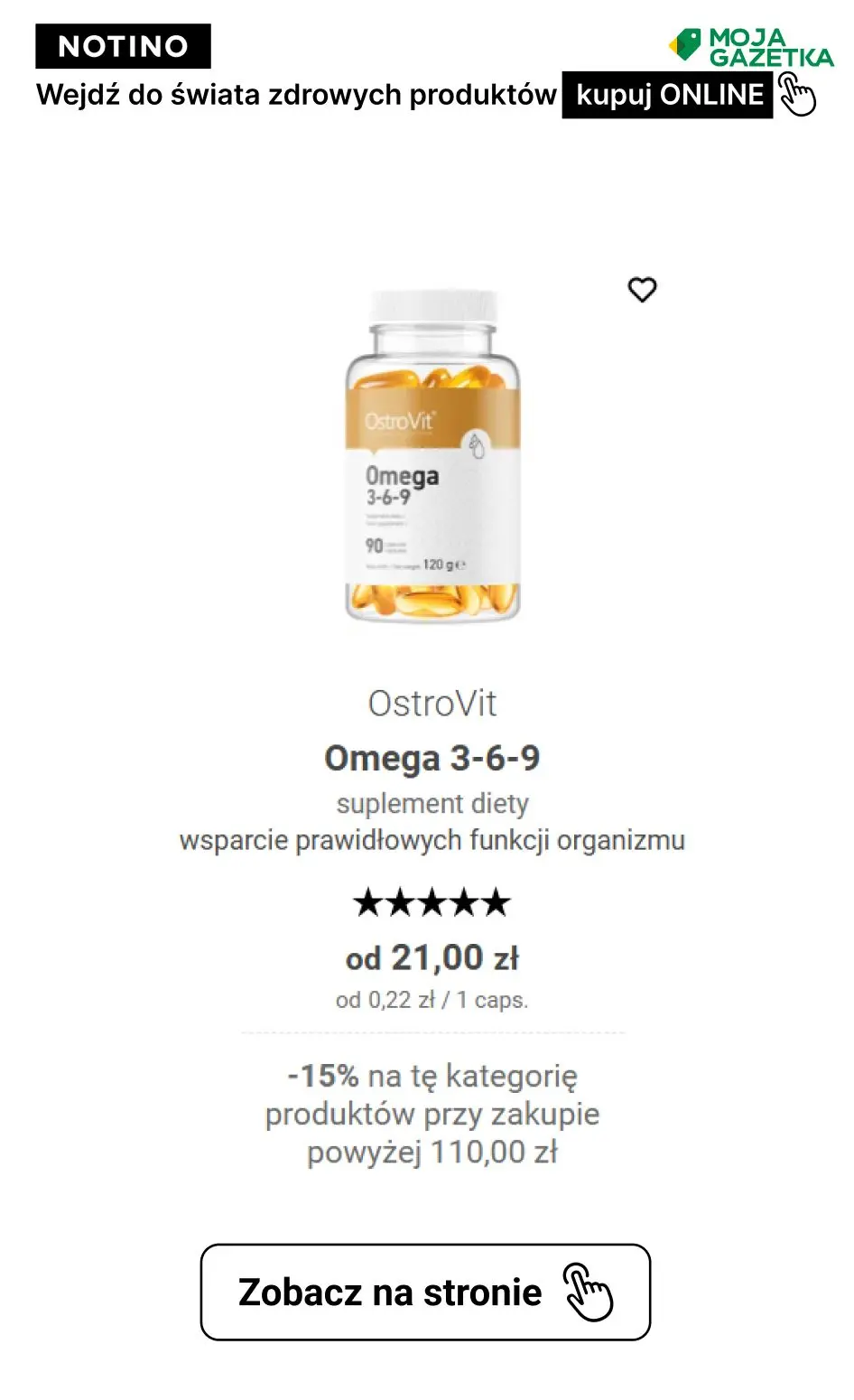 gazetka promocyjna Notino Postanowienia, które zrealizujesz! ZNIŻKA -15% na produkty ze świata zdrowia!! - Strona 23