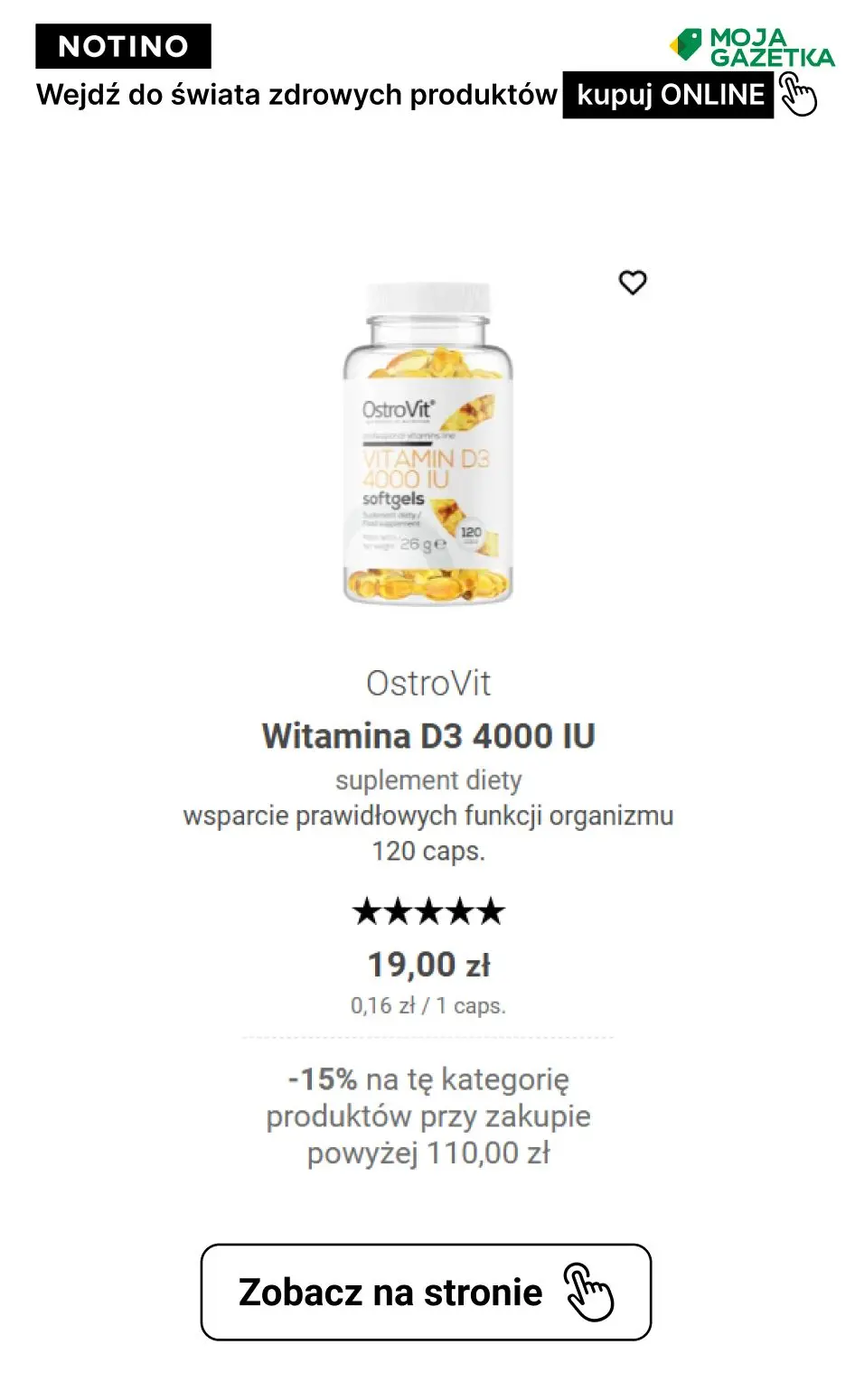 gazetka promocyjna Notino Postanowienia, które zrealizujesz! ZNIŻKA -15% na produkty ze świata zdrowia!! - Strona 32