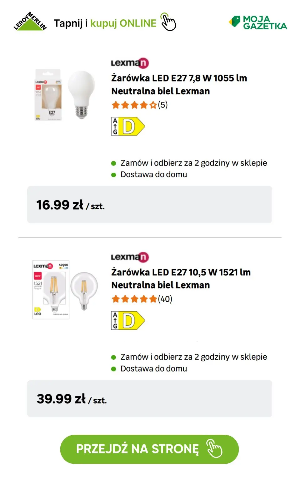 gazetka promocyjna Leroy Merlin Kup 3 za 2! Kup 3 produkty objęte Promocją a otrzymasz rabat na najtańszy produkt. - Strona 19