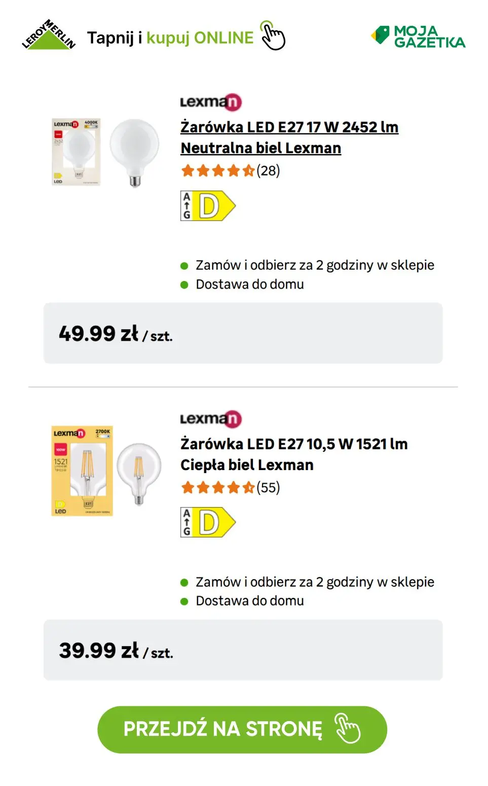 gazetka promocyjna Leroy Merlin Kup 3 za 2! Kup 3 produkty objęte Promocją a otrzymasz rabat na najtańszy produkt. - Strona 25