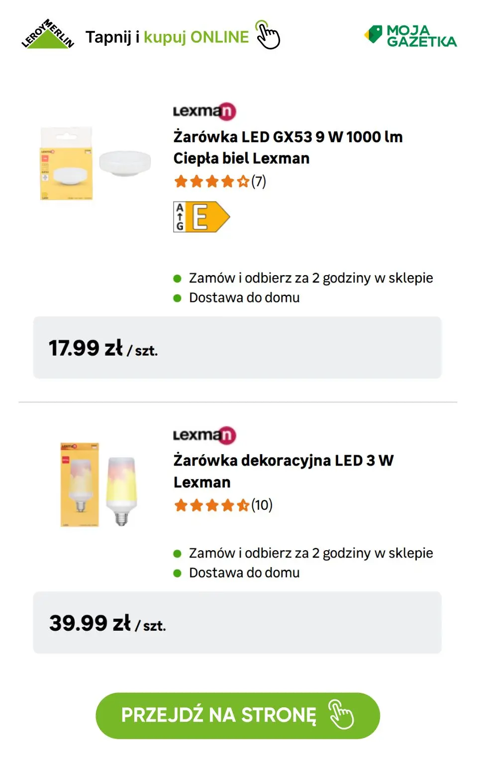 gazetka promocyjna Leroy Merlin Kup 3 za 2! Kup 3 produkty objęte Promocją a otrzymasz rabat na najtańszy produkt. - Strona 36