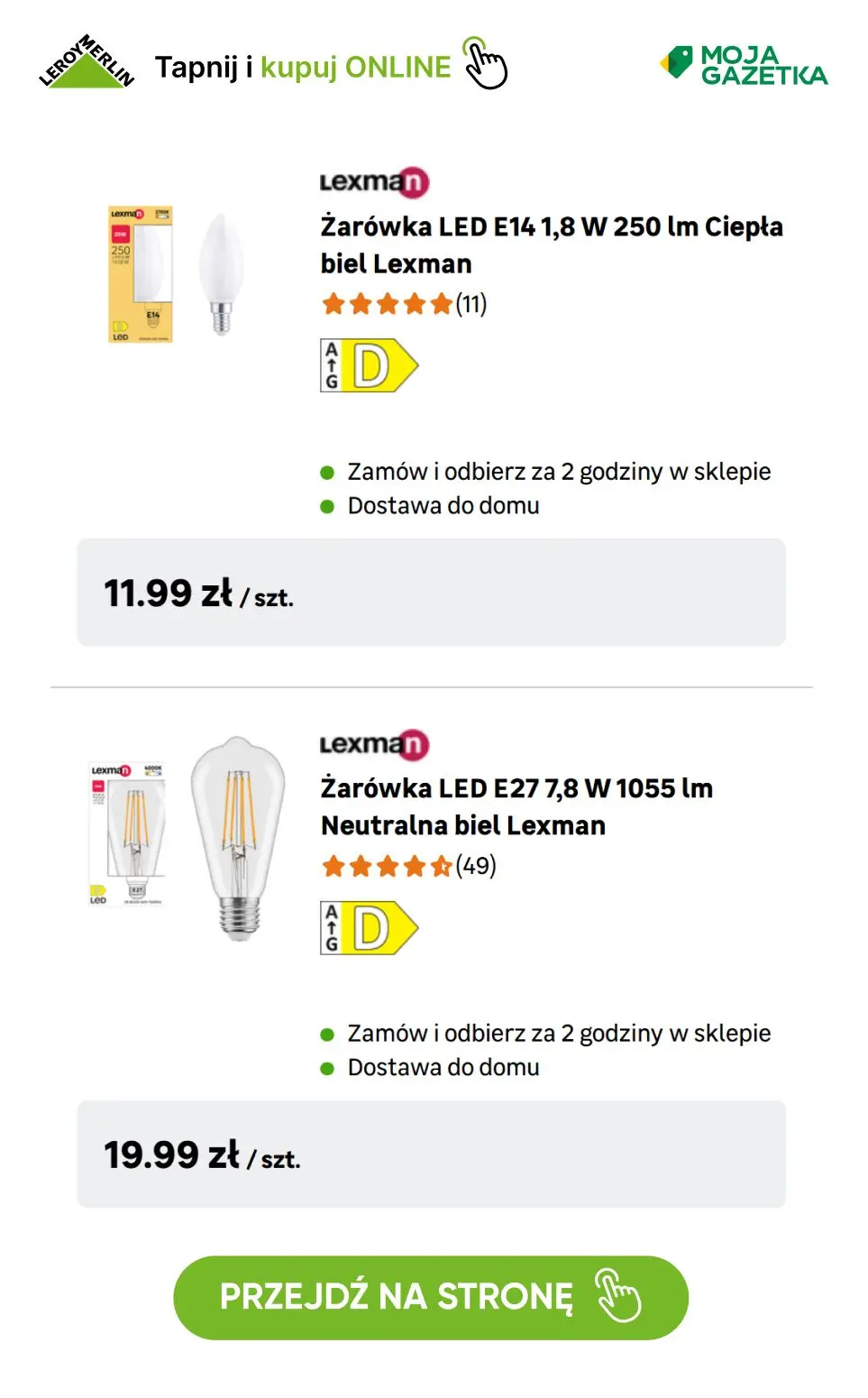 gazetka promocyjna Leroy Merlin Kup 3 za 2! Kup 3 produkty objęte Promocją a otrzymasz rabat na najtańszy produkt. - Strona 38