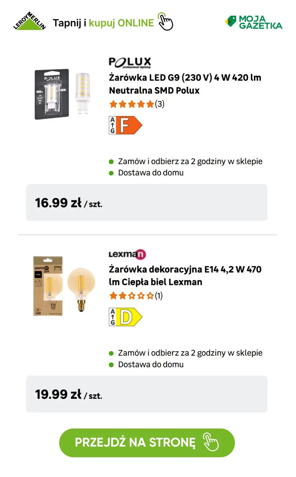 gazetka promocyjna Leroy Merlin Kup 3 za 2! Kup 3 produkty objęte Promocją a otrzymasz rabat na najtańszy produkt. - Strona 41