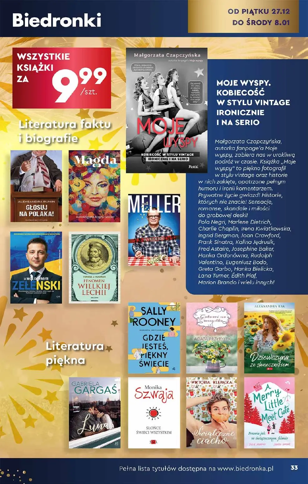 gazetka promocyjna Biedronka Okazje tygodnia - Strona 33