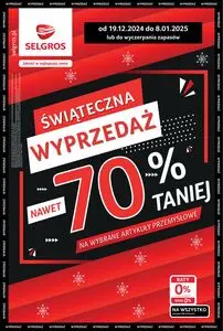 Gazetka promocyjna SELGROS, ważna od 2024-12-19 do 2025-01-08.