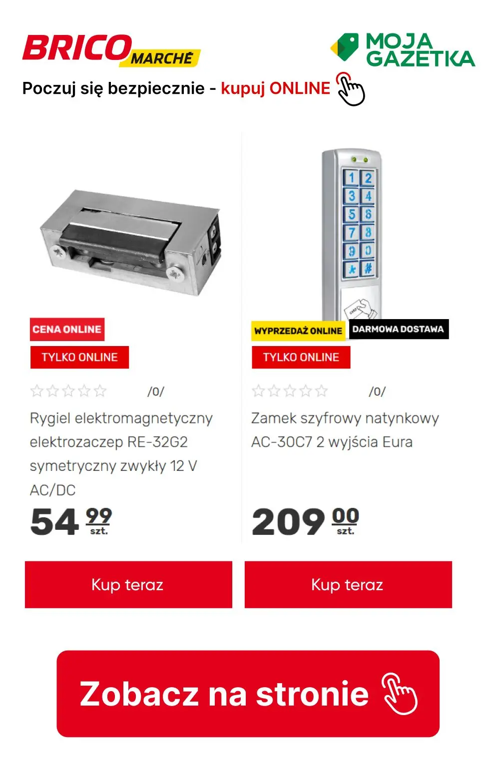 gazetka promocyjna BRICOMARCHE Poczuj się bezpiecznie! Kupuj online w SUPER cenach! - Strona 7