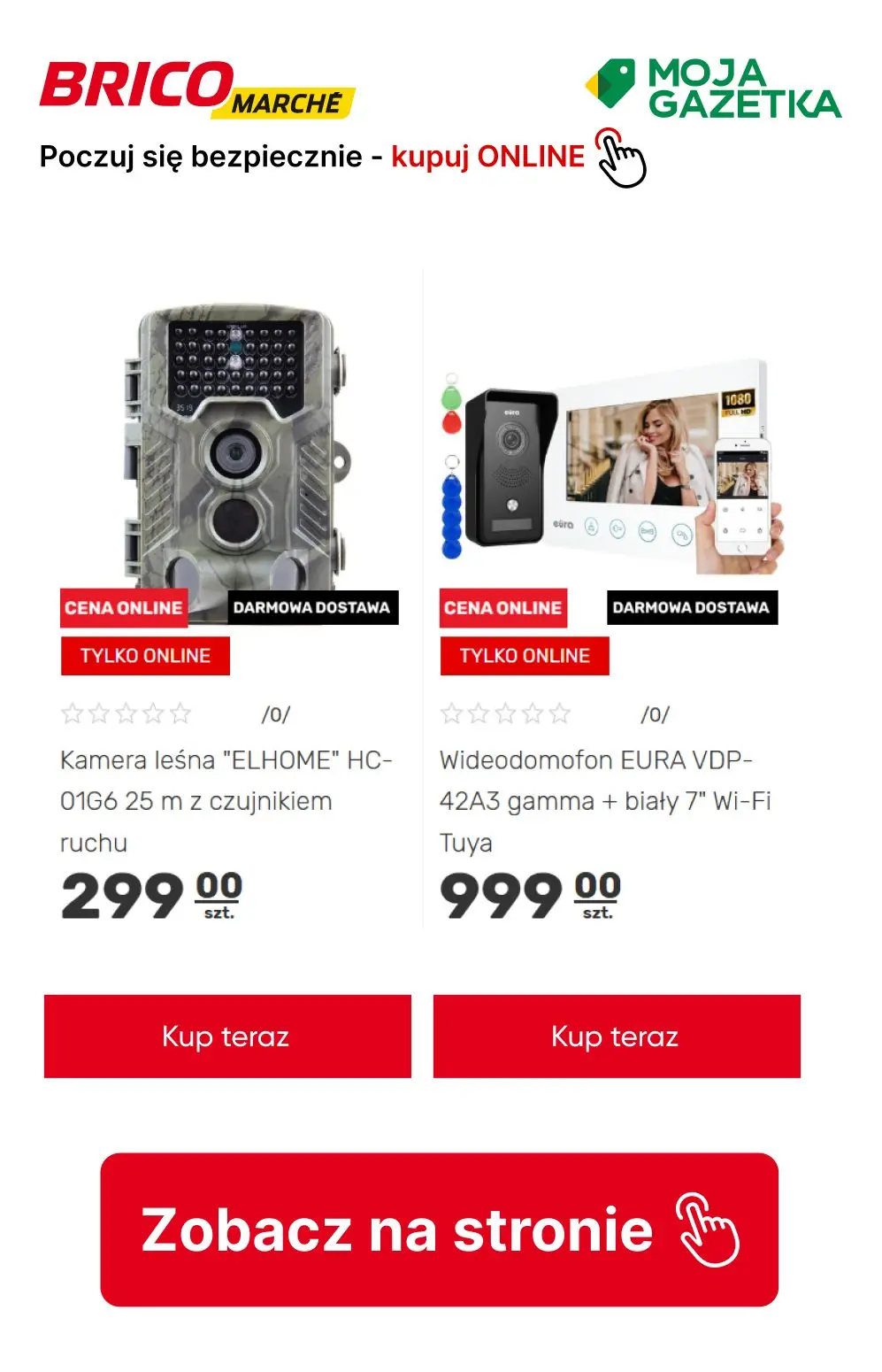 gazetka promocyjna BRICOMARCHE Poczuj się bezpiecznie! Kupuj online w SUPER cenach! - Strona 8