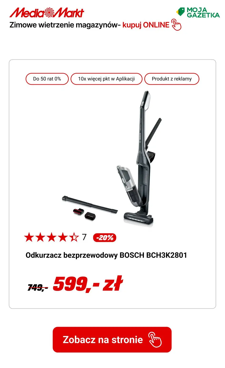 gazetka promocyjna Media Markt Zimowe wietrzenie magazynów! Do 50 rat 0% i pół roku NIE PŁACISZ! - Strona 6