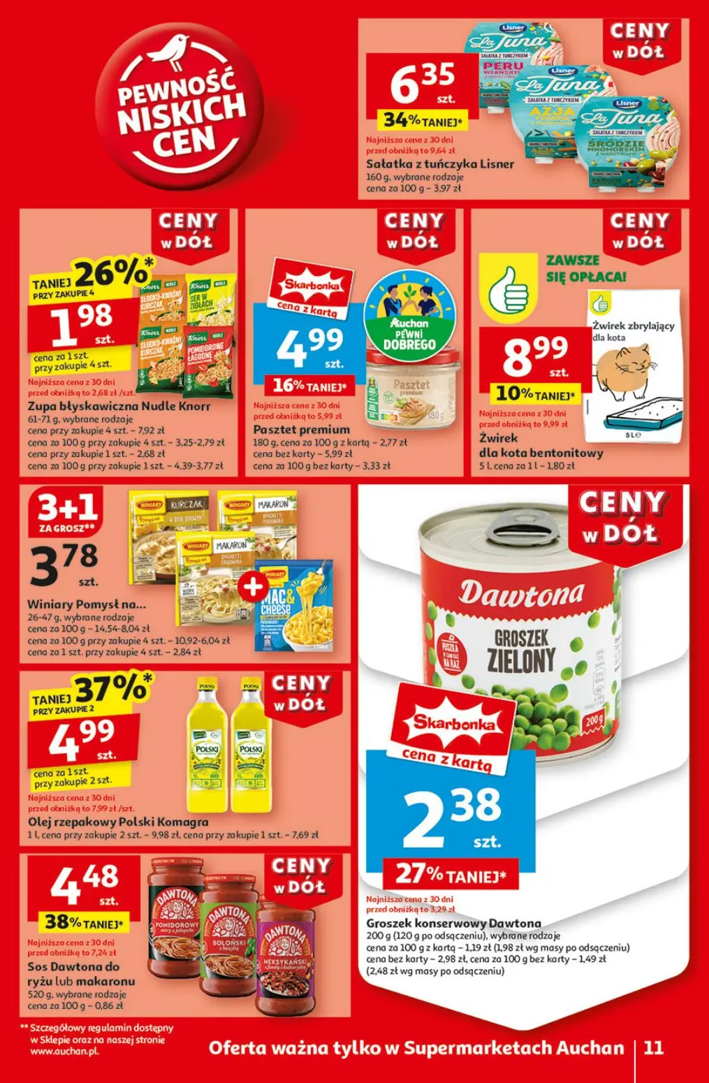 gazetka promocyjna Auchan Supermarket Ceny w dół - Strona 13