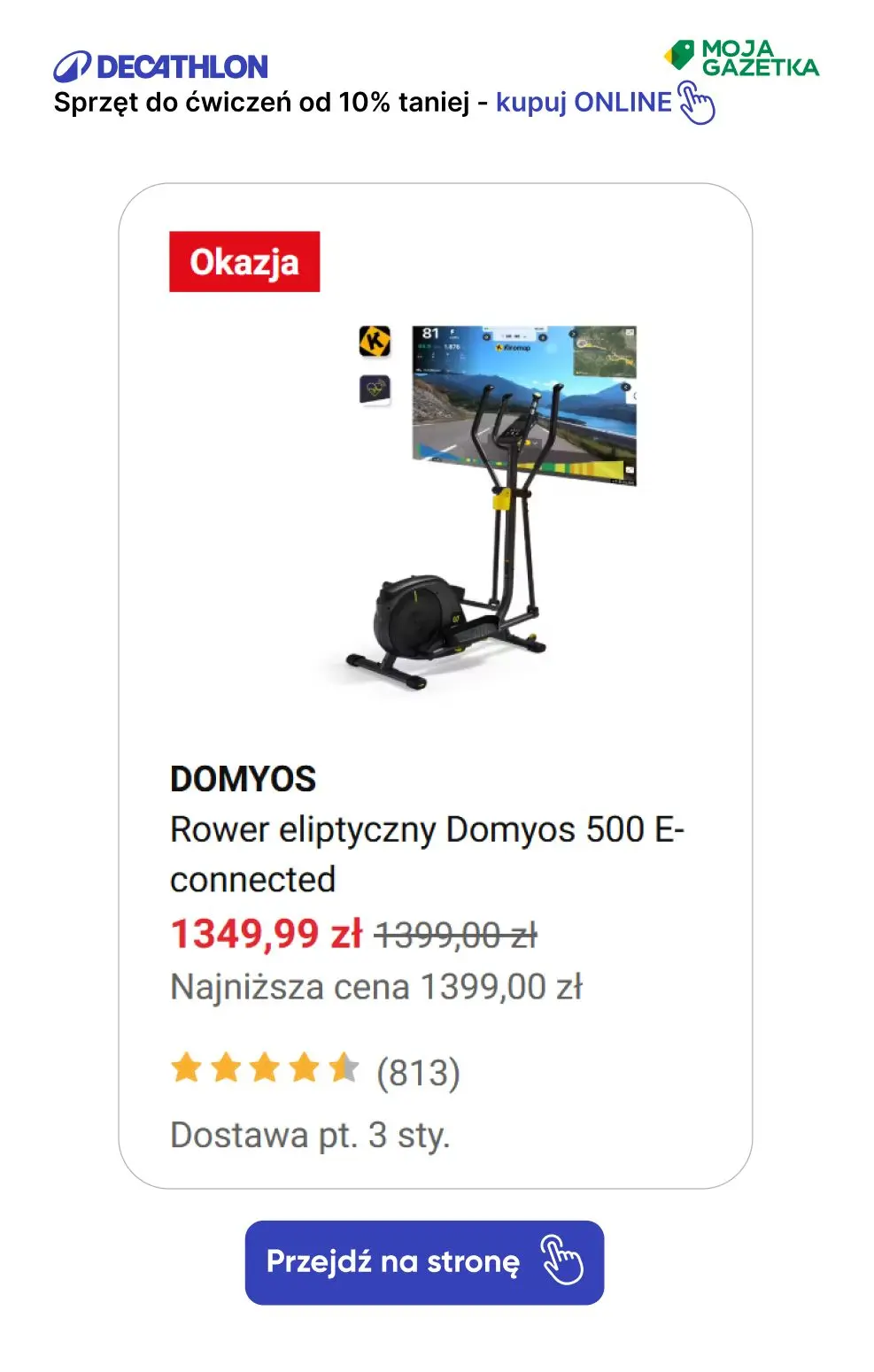 gazetka promocyjna Decathlon Czas na twój ruch! Sprzęt do ćwiczeń od -10%! - Strona 16