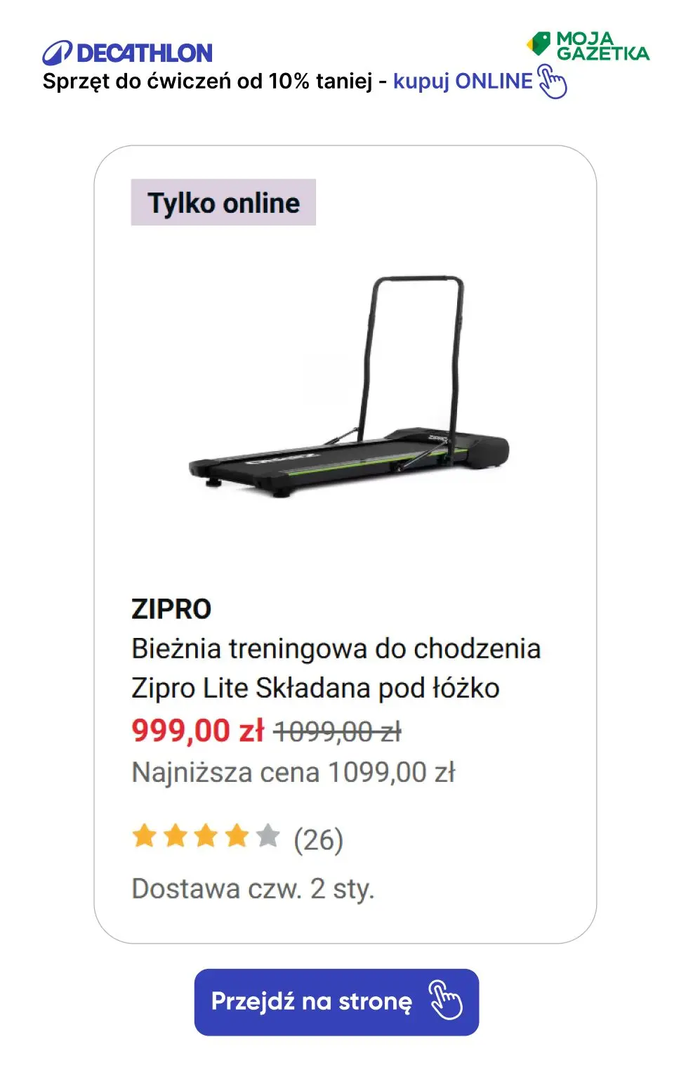 gazetka promocyjna Decathlon Czas na twój ruch! Sprzęt do ćwiczeń od -10%! - Strona 26