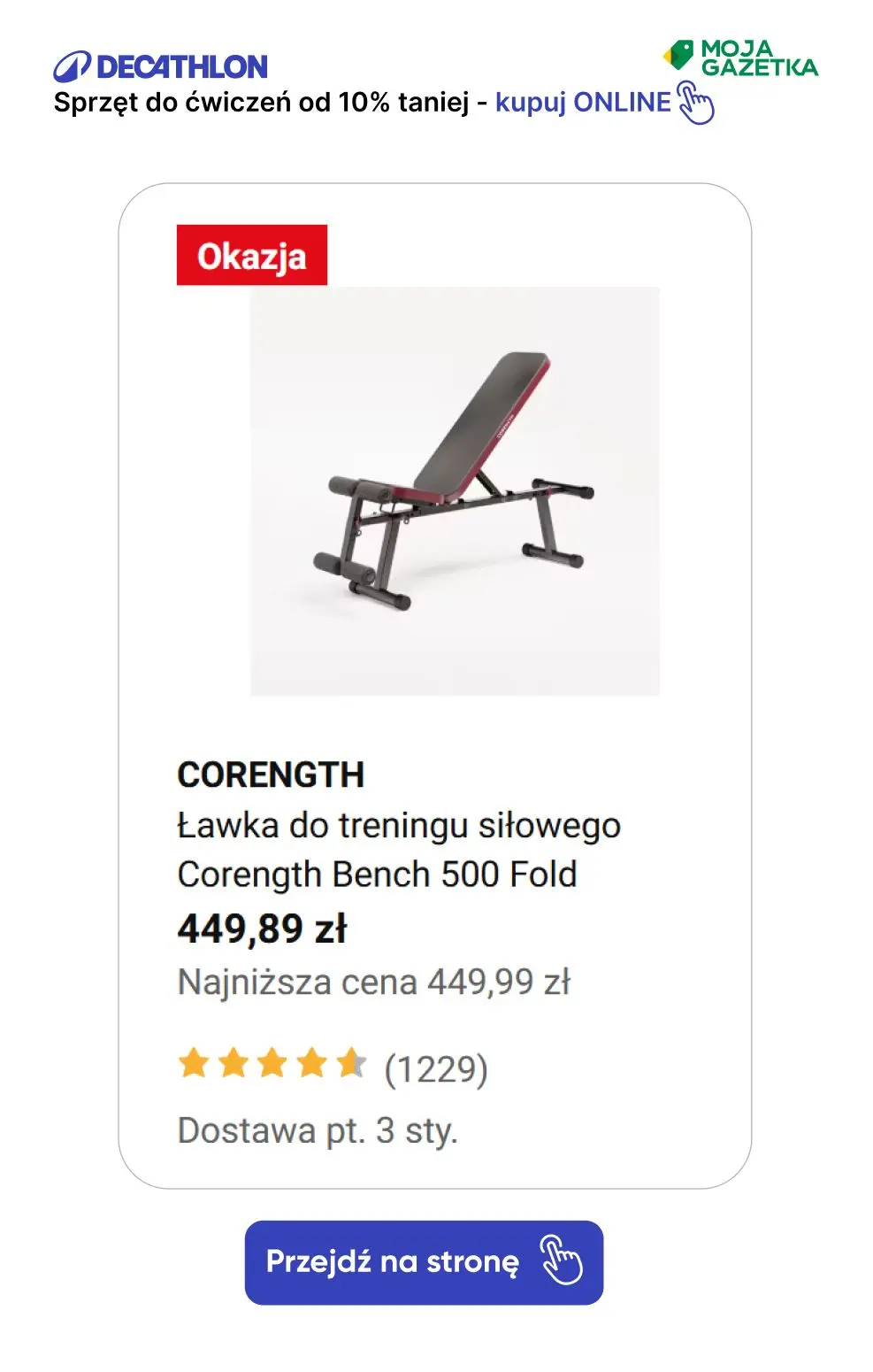 gazetka promocyjna Decathlon Czas na twój ruch! Sprzęt do ćwiczeń od -10%! - Strona 29