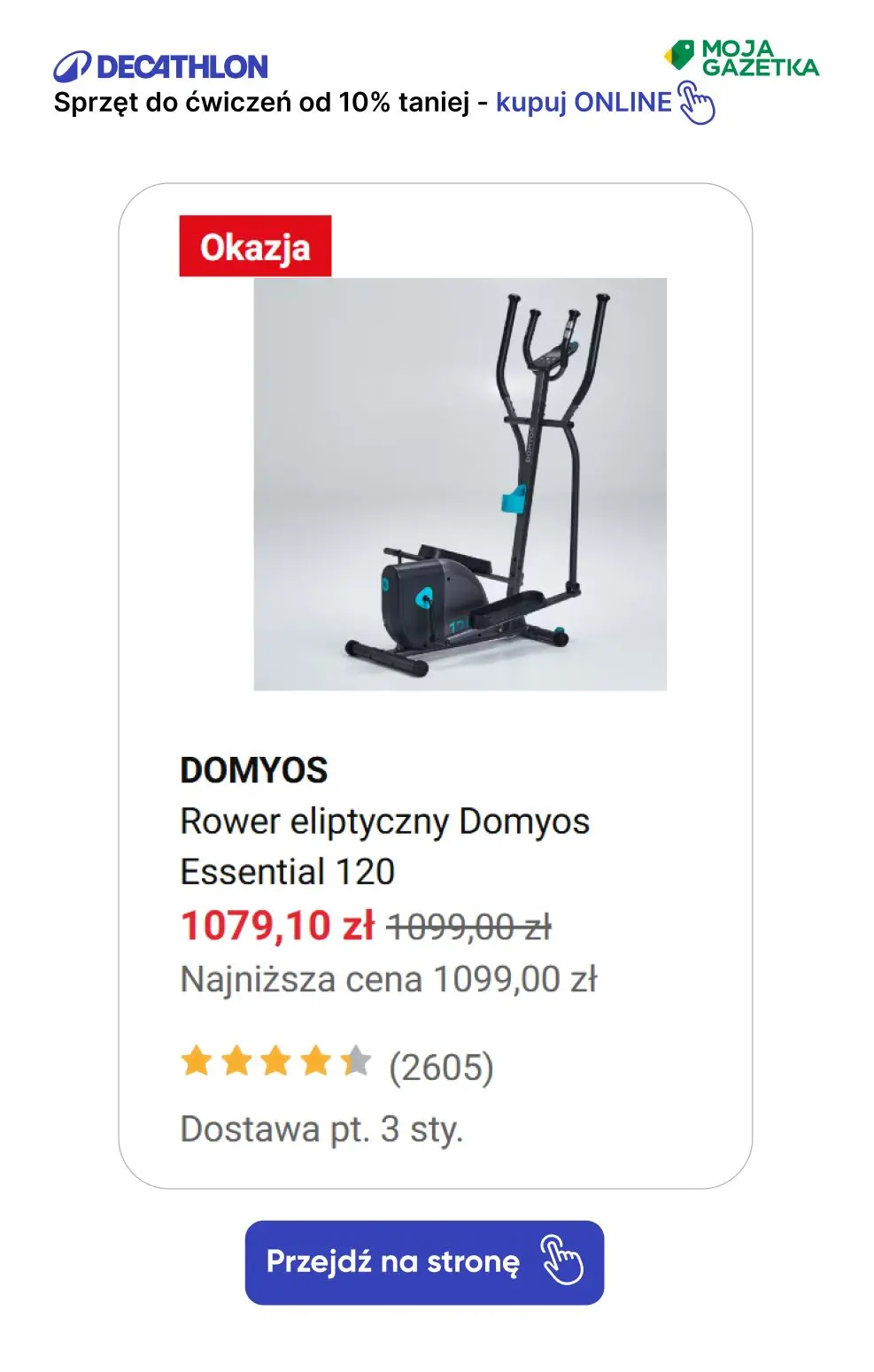 gazetka promocyjna Decathlon Czas na twój ruch! Sprzęt do ćwiczeń od -10%! - Strona 34