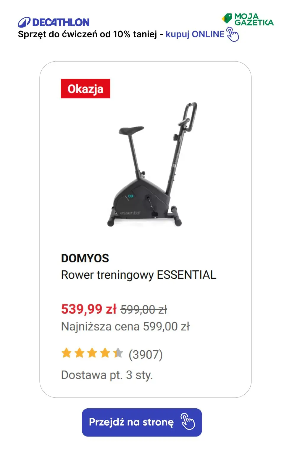 gazetka promocyjna Decathlon Czas na twój ruch! Sprzęt do ćwiczeń od -10%! - Strona 43