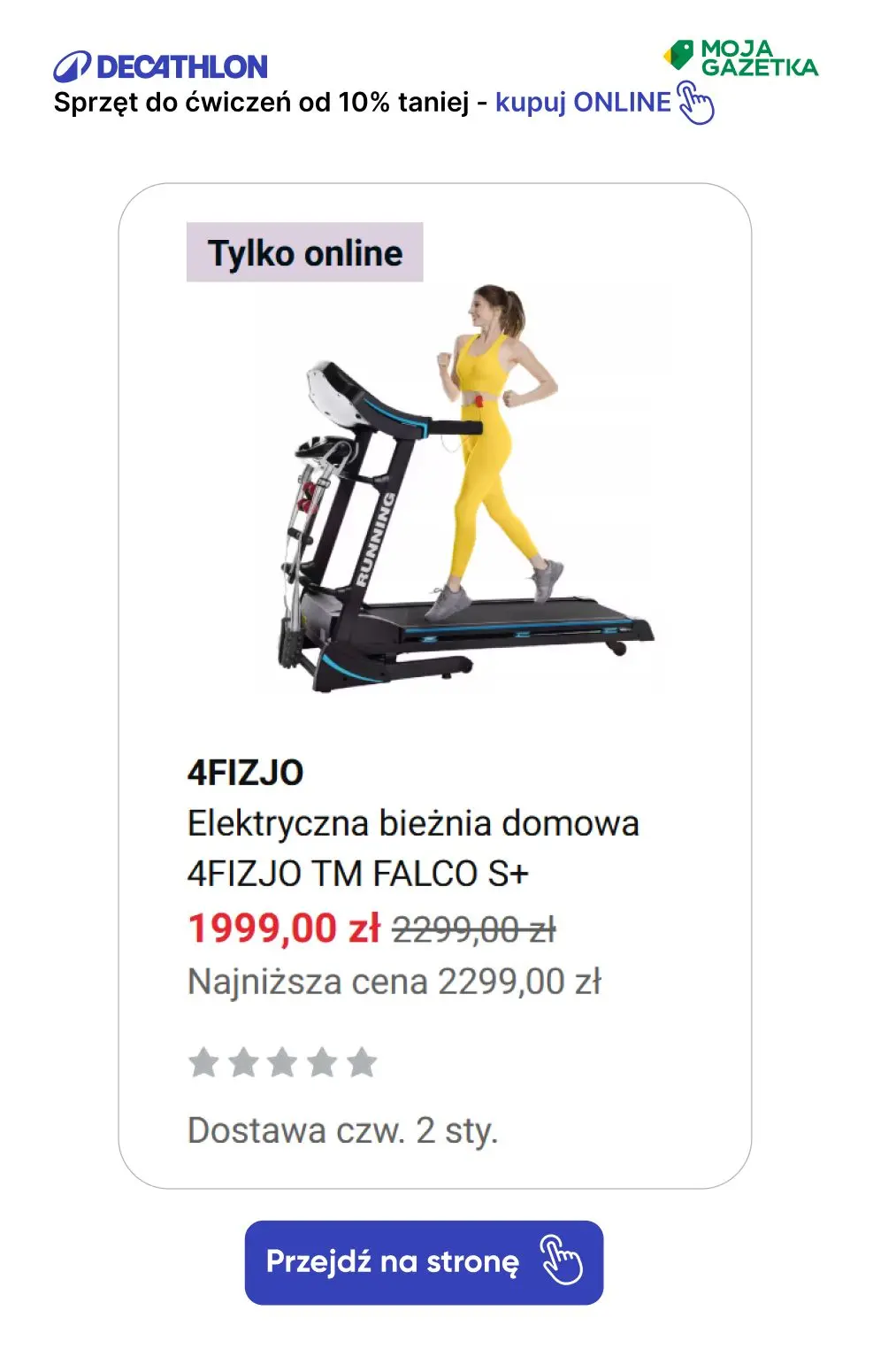 gazetka promocyjna Decathlon Czas na twój ruch! Sprzęt do ćwiczeń od -10%! - Strona 45